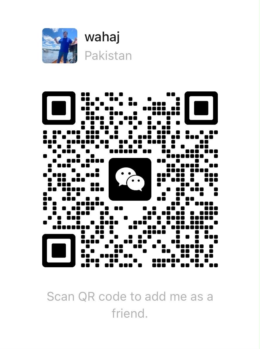 Wahaj’s WeChat contact QR code